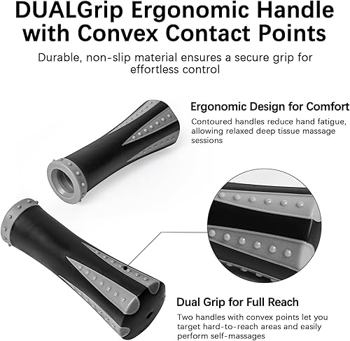 Miniatura 114 de Rodillo de masaje de madera para piernas y muslos, herramienta de mano para aliviar la fascia, drenaje linfático y esculpir el cuerpo, masajeador