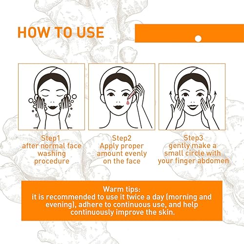 Miniatura 7 de Paquete de 2 sueros de cúrcuma para manchas oscuras, suero corrector de manchas oscuras de cúrcuma para acné, hiperpigmentación y piel suave,