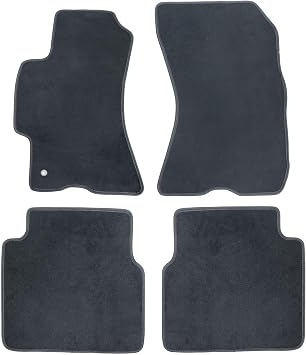 Priprilod Car Floor Mats Full Set Compatible with Subaru Legacy & Outback 2005 2006 2007 2008 2009 | Waterproof,All-Weather Protect | All Black Floor Liner Car Accessories