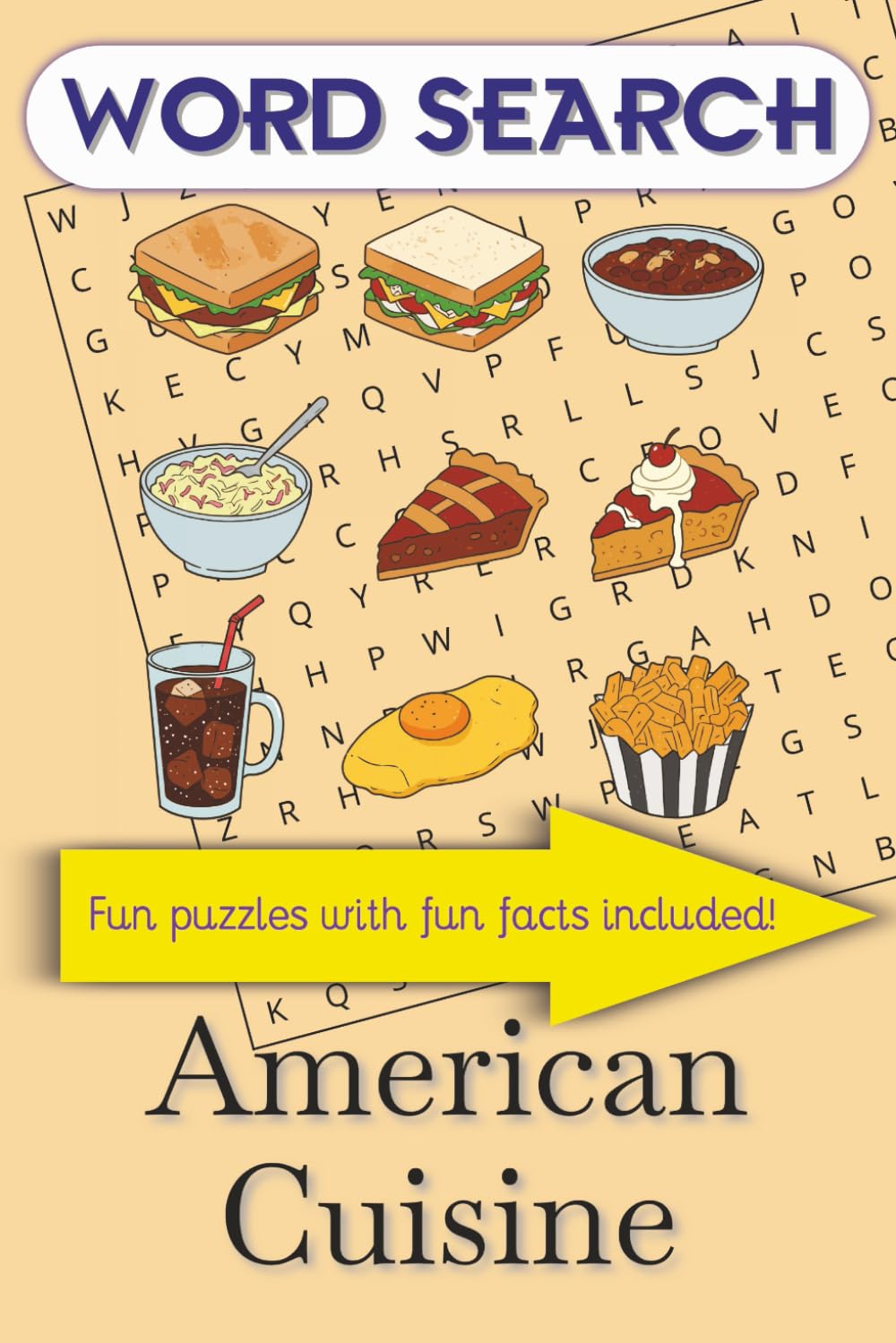 American Cuisine Word Search Puzzle Book: Word Search Puzzles with Easy to Read Print About American Cuisine, Popular American Foods and More | 6x9 ... for Teens, Adults, Seniors and Food Lovers!