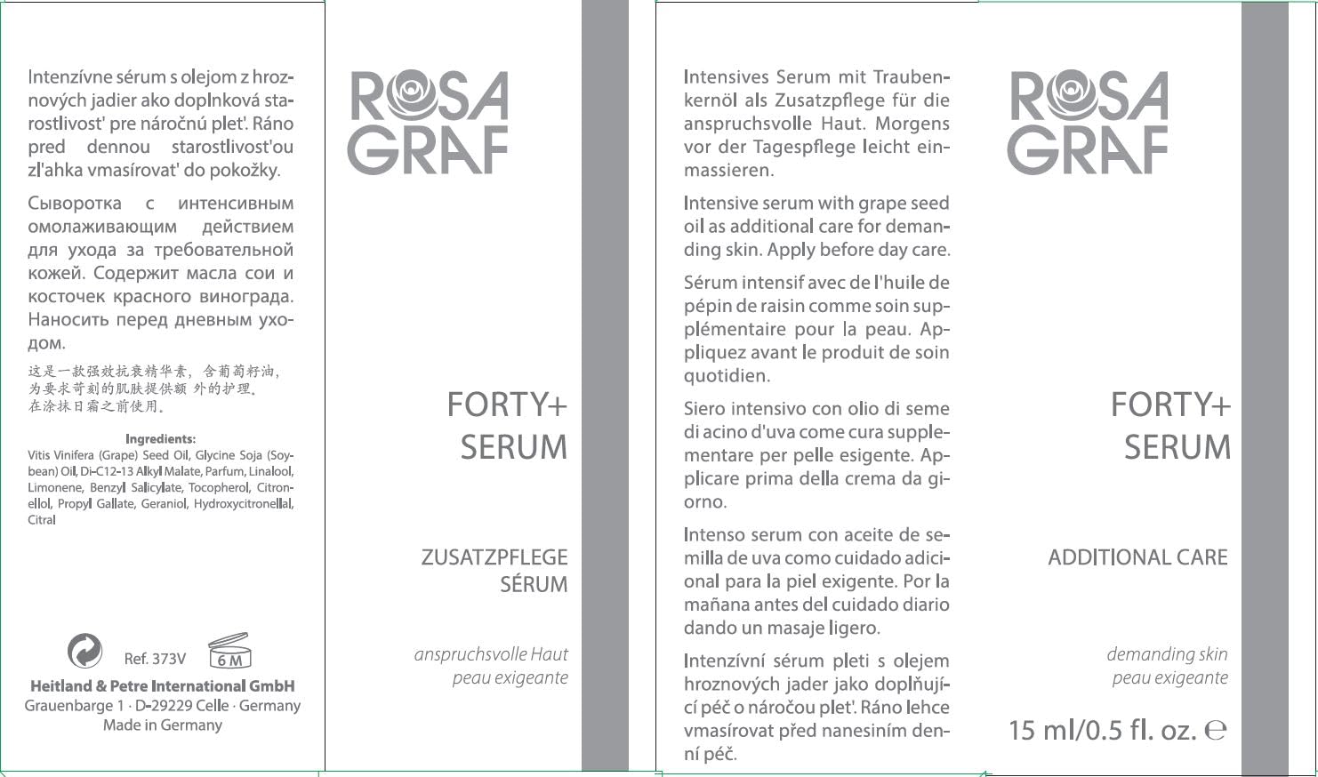 Rosa Graf Forty + Serum 0.5 Oz