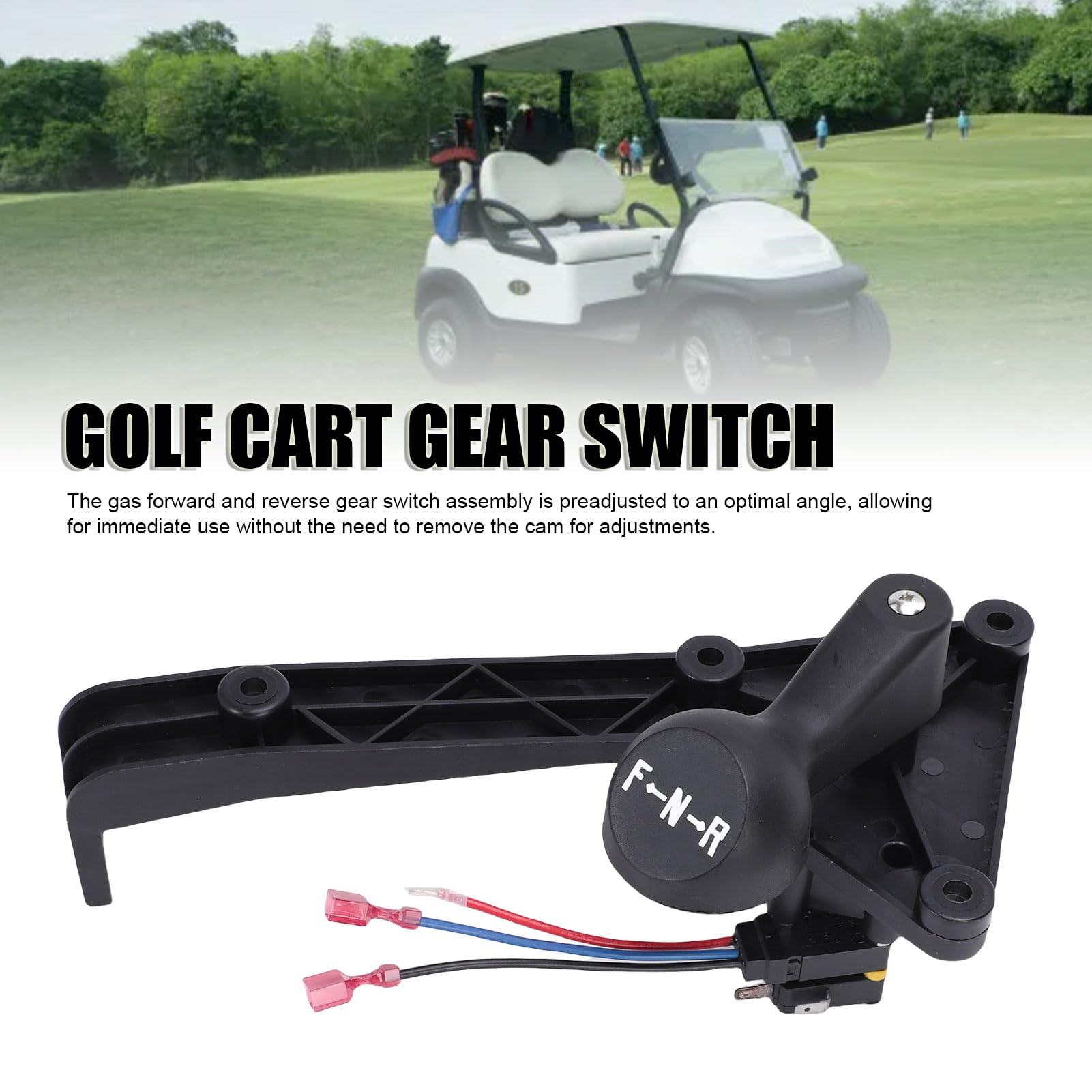 SUNGOOYUE Golf Cart Shifter Assembly, Switch Inversa in avanti Kit di Cambio Completo con Hardware per Club Auto DS 1992 e Oltre