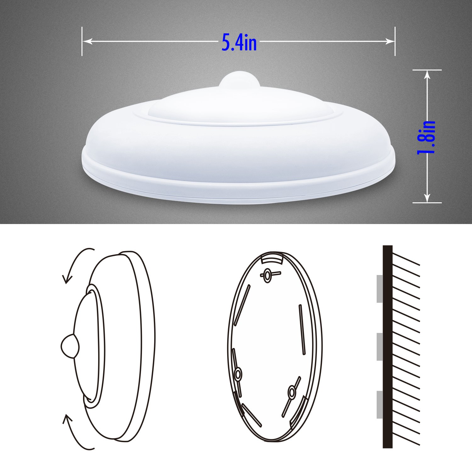 Buy Motion Sensor Light Indoor Battery Operated,Toowell Battery Powered