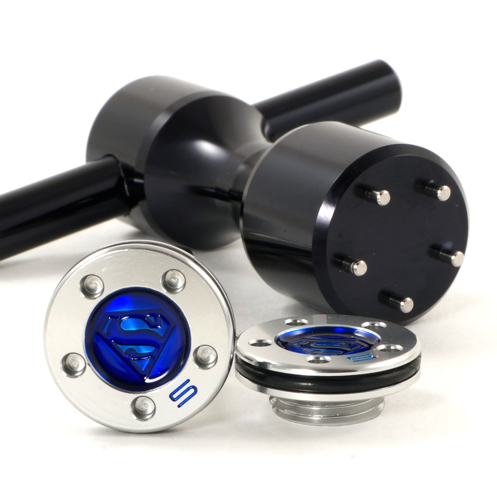 19th Hole Custom Shop 2 of 5g Blue Weights with Wrench Tool for Scotty Cameron Fastback, Squareback and Roundback Putters, SM (Black)