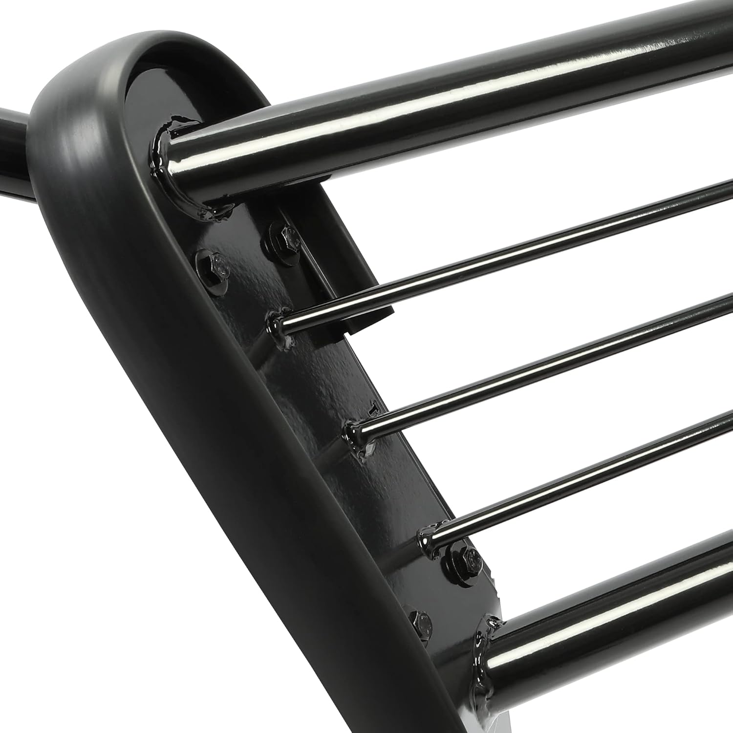 HECASA Front Brush Guard Bumper Grille Compatible with 2016-2023 Toyota Tacoma Bull Bar Brush Push Bar Guard Protector Powder Coated Black Steel Exterior Accessories