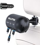 Multi Car Retractable Backseat 3 in 1 Car Charging Station Box Compatible with All Phones | iPhone | Samsung | Android | Share Ride Customer Charging Dock Attach to Headrest