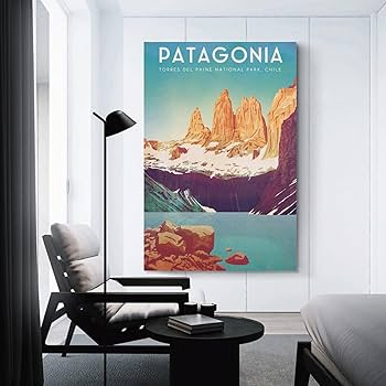 Amazon.co.jp: 世界旅行ポスター パタゴニア・チリ 絵画ポスター 印刷
