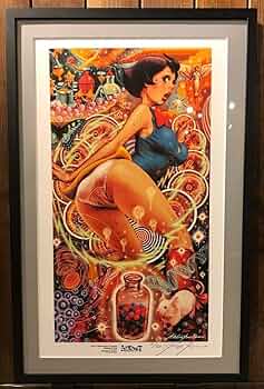 ロッキンジェリービーン ふしぎなメルモ 手塚治虫 複製画 ジークレープリント正規 ロッキンジェリービーン ふしぎなメルモ 手塚治虫 複製画