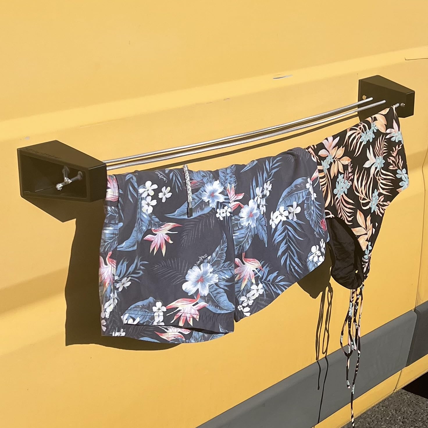 Tendedero magnético ultracompacto, ancho 80 cm con 3 filas para Van & Camping-Car