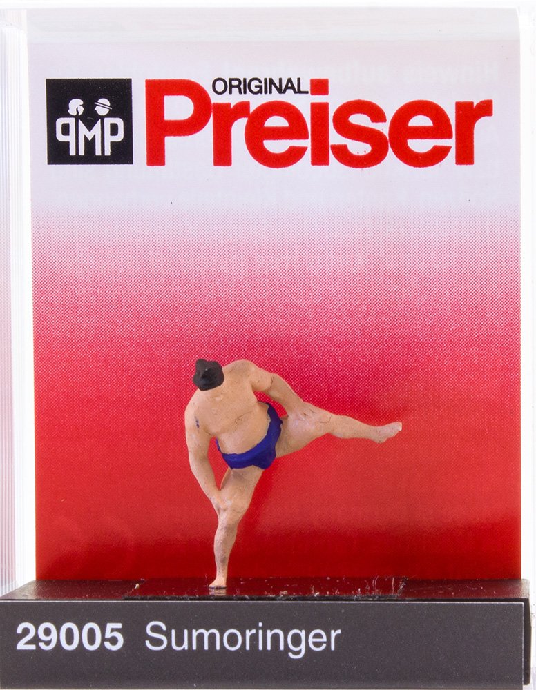 Preiser Sumo Wrestler HO Models