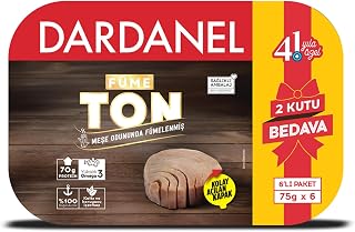 Dardanel Ayçiçek Yağlı Füme Ton Balığı 6 x 75 gr