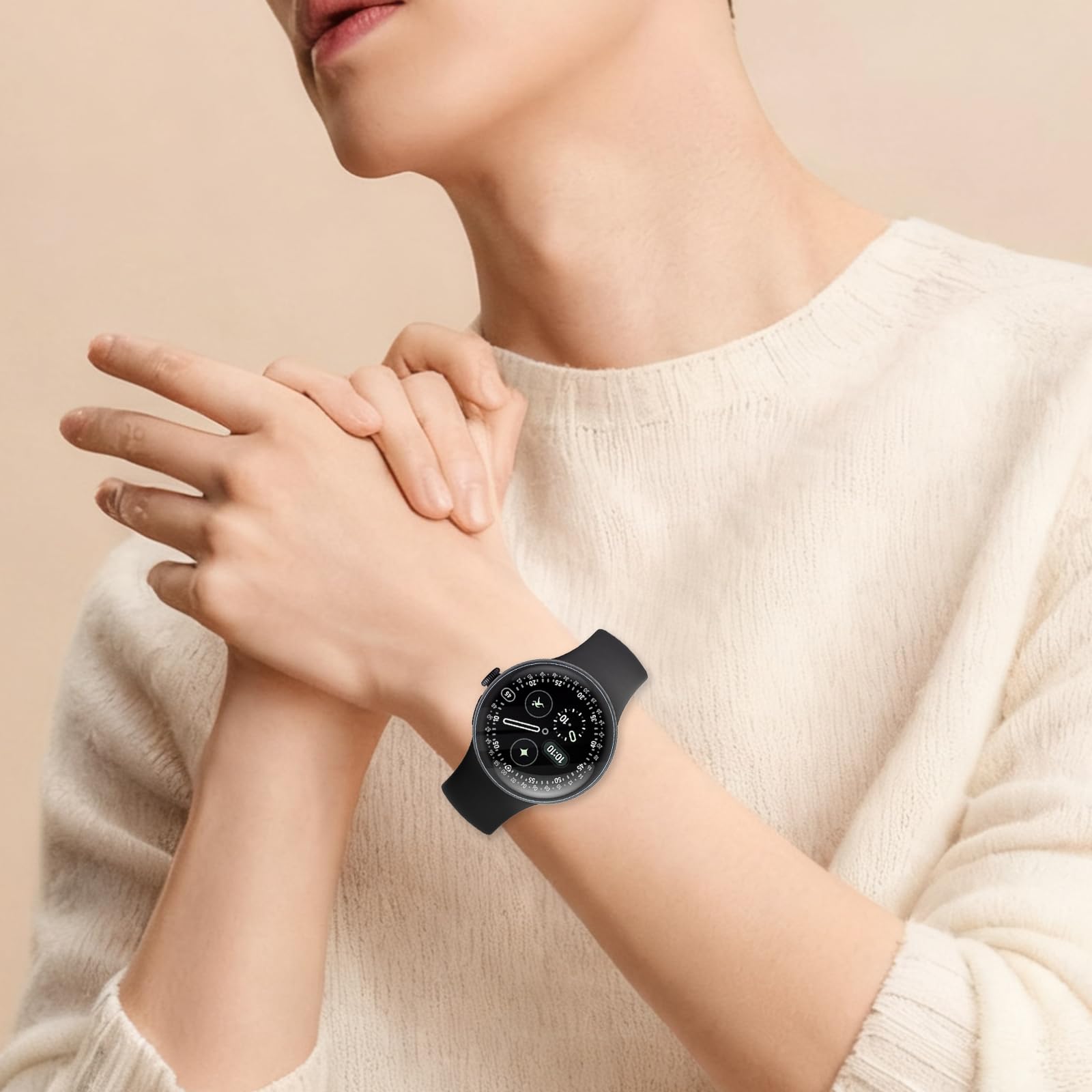 Protector de pantalla Google Pixel Watch 4 41 mm TPU Ultra HD Anti arañazos