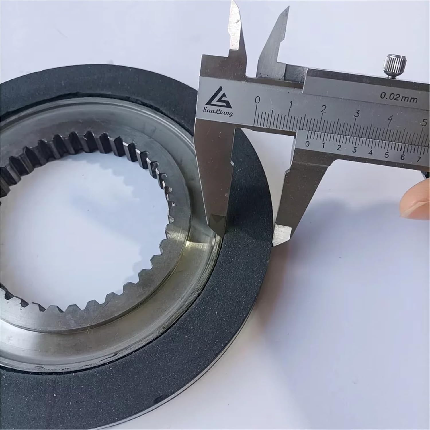Escalator Brake Pad Elevator Spare Parts OD 144mm ID 72mm 35T 15 Holes Thick 14mm 144 * 14 * 72