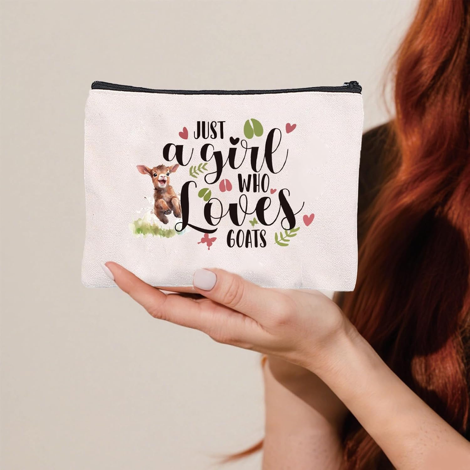 Goat Gifts for Lovers - Goat Bags Funny Socks Stuff, Just A Girl Who Loves Goats Gifts for Animal Lovers Farmers Women Sister Friend - Image 3