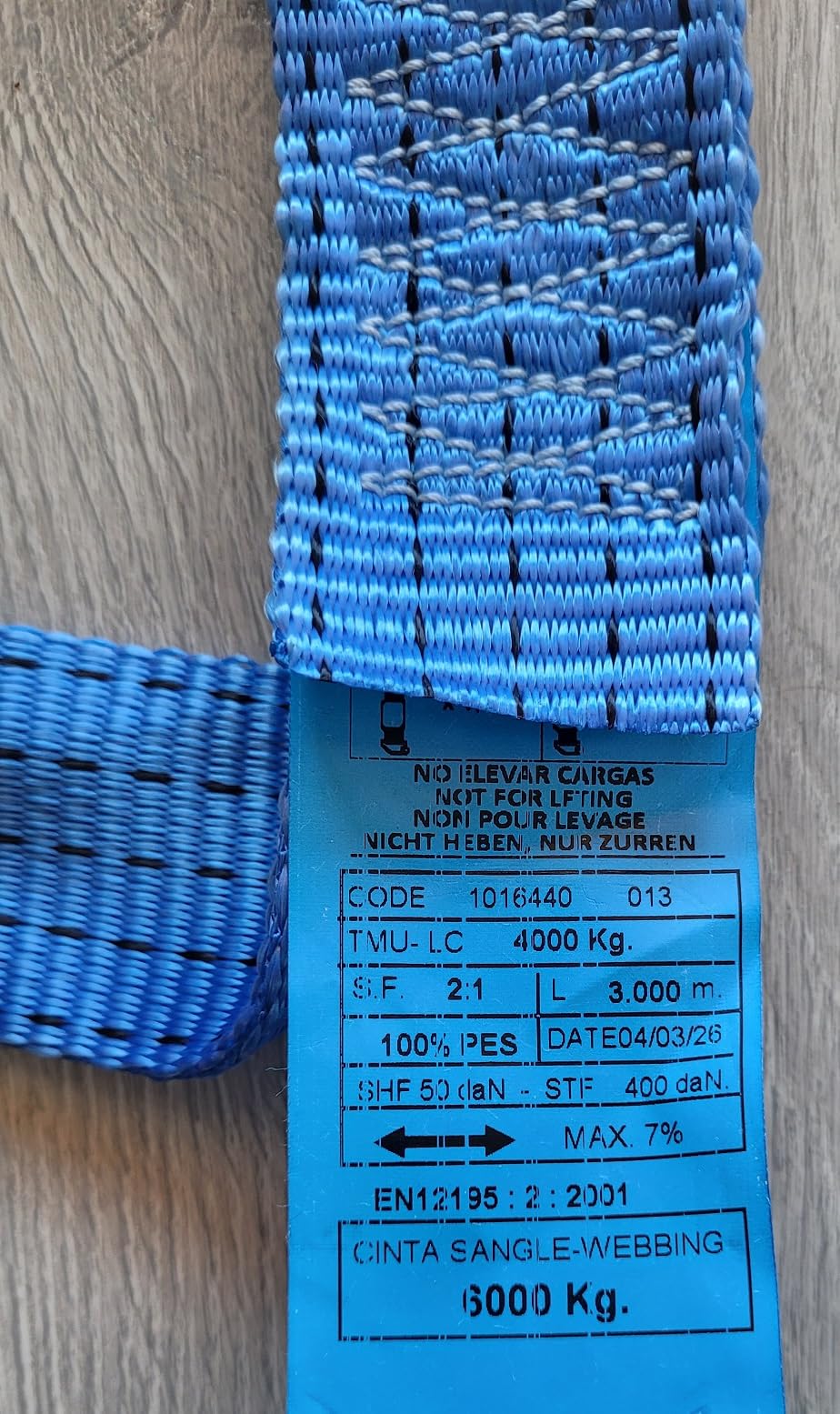 1x Sangle de Roue Voiture 50mm 3.0m 6000kg, 4 Patins Anti-Dérapants, Sangle à cliquet arrimage 3 Points avec Crochet pour Transport véhicule Rallye Voiture de Circuit, Collection