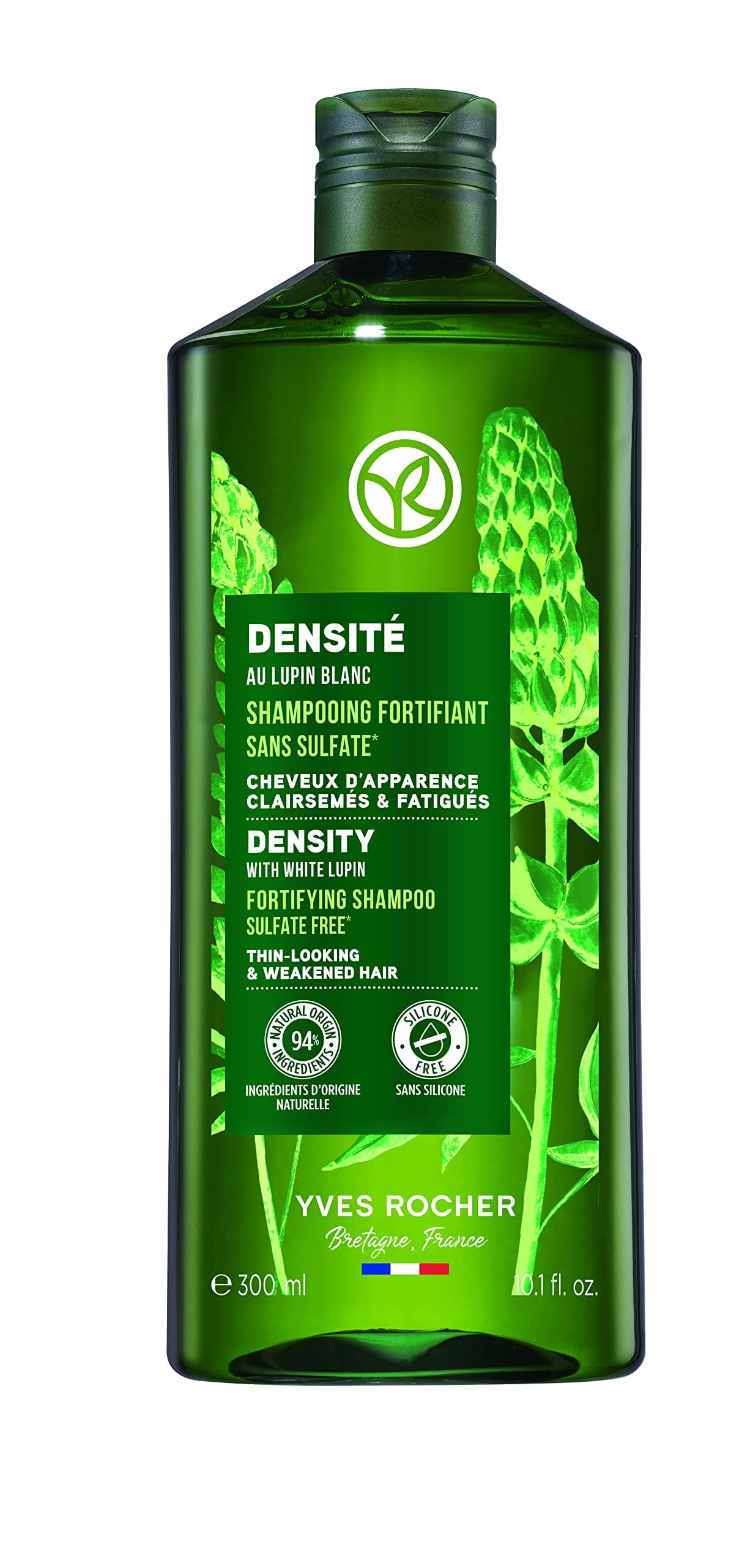 Yves RocherFortifying Shampoo - Density | Density Rescue to Cleanse Scalp & Strengthen Hair | 10.1 fl oz