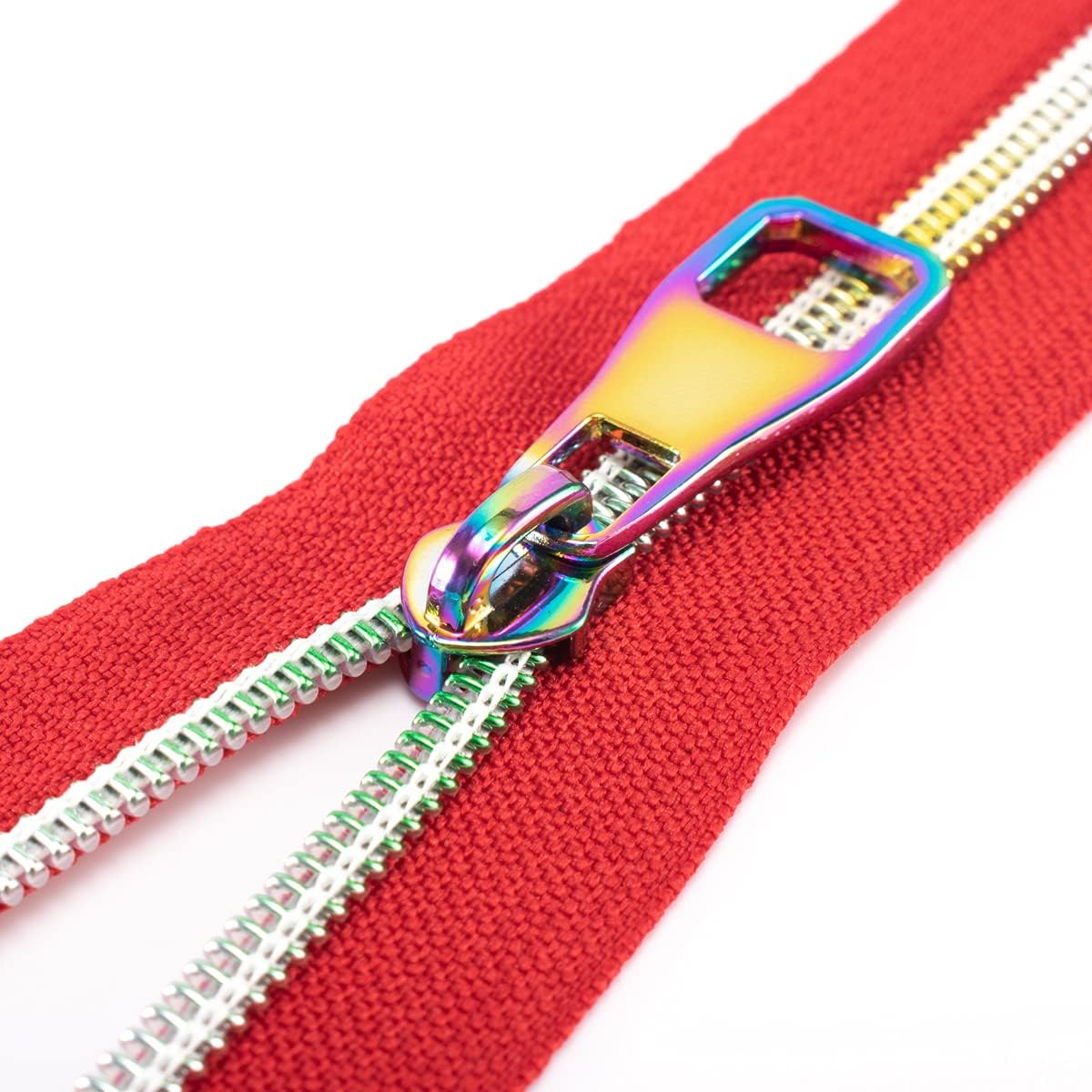 VOC #5 Nylon Coil Zippers by The Yard Long Zippers for Sewing Green Zipper Tape 5 Yard with 20PCS Gunmetal Slider-Zipper Roll for Tailor Crafts