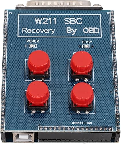 SBC Dispositivo de reparación, rendimiento estable y seguro OBD2 SBC herramienta de reinicio ligero para reemplazo automático para W211 R230 (azul)