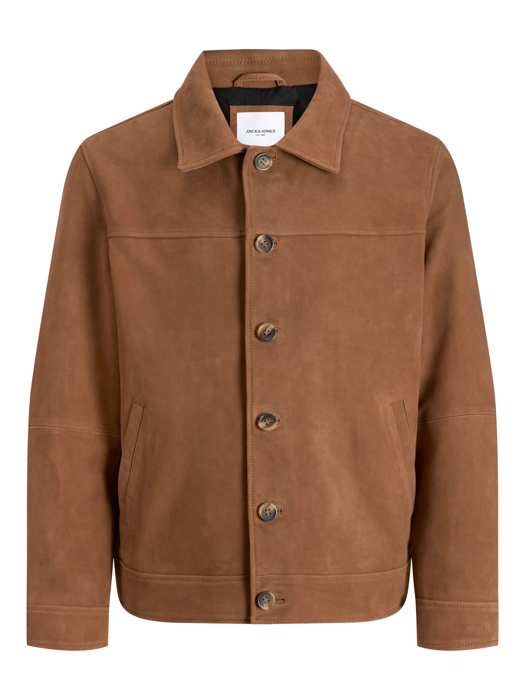 Jack & Jones Herren Tobacco Brown Hemdjacke Hemdjacke