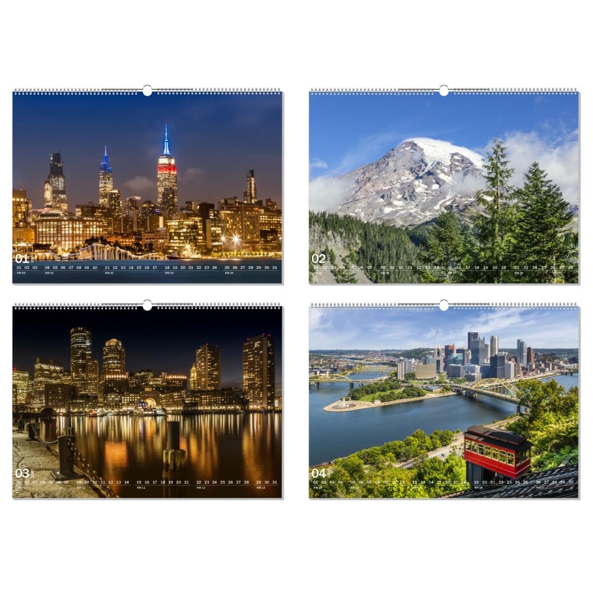 artboxONE Kalender 2027 USA Impressionen Wandkalender A2 2027 Reise/Länder