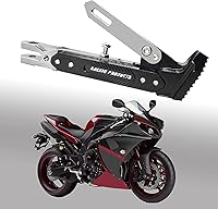Vista 4 de Soporte de patada universal para motocicleta, accesorios para moto, scooter modificado, trípode ajustable de aleación CNC, soporte lateral para pie