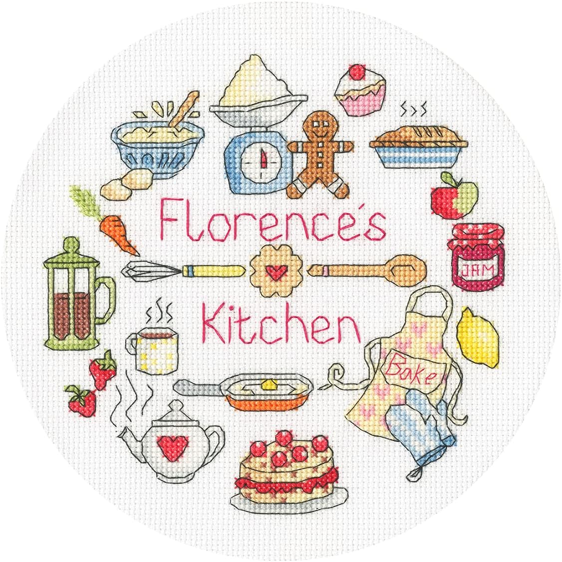 Bothy Threads Cross Stitch Kit - My Kitchen (Hoop not Included)