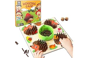 Montessori Wooden Hedgehog Fine Motor Toy for Early Education