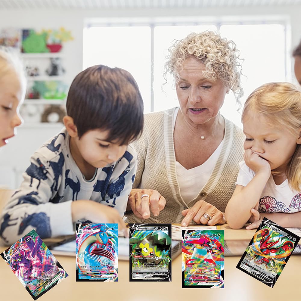 KADZZ Cartes Francaise 100 Pcs Brillante Cartes Française Cartes