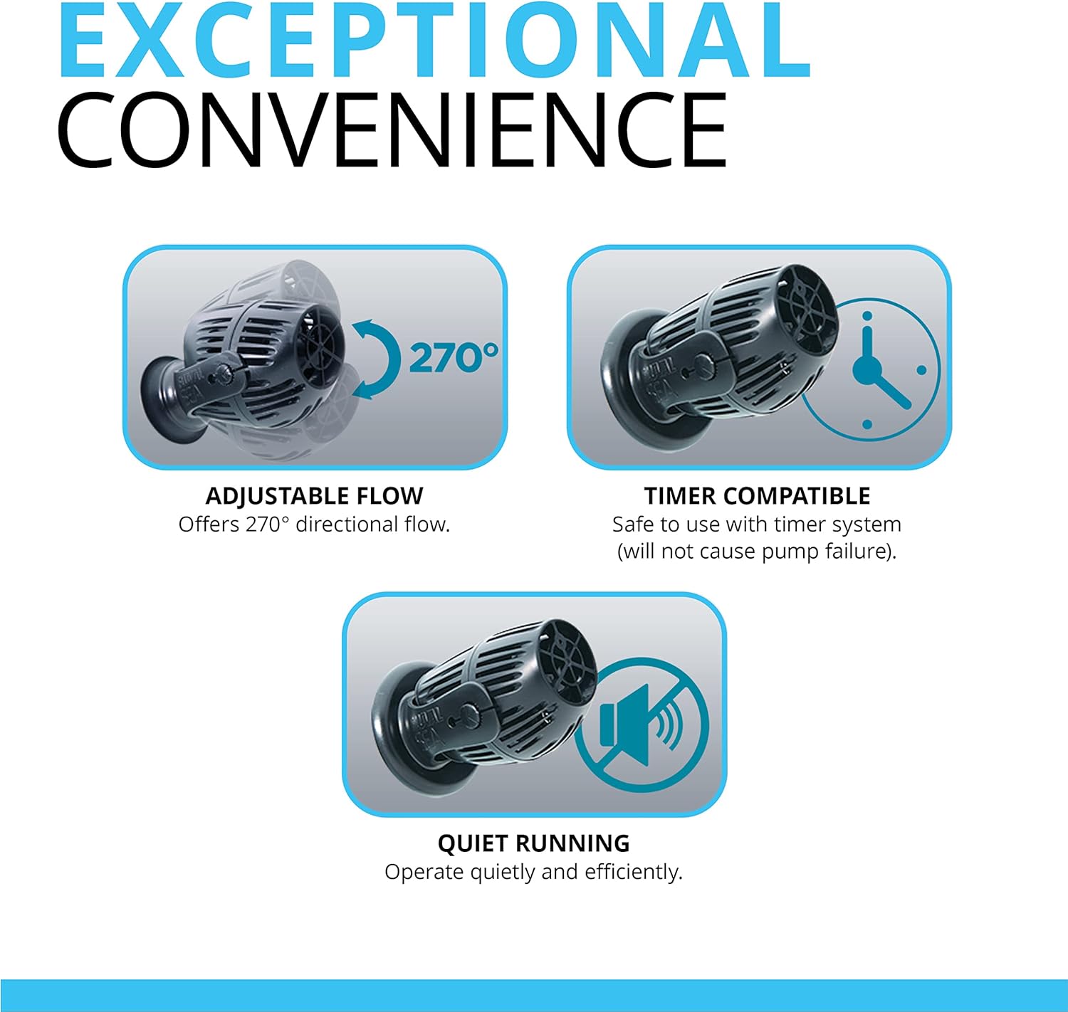 Fluval Sea CP1 Circulation Pump for Freshwater & Saltwater Aquariums