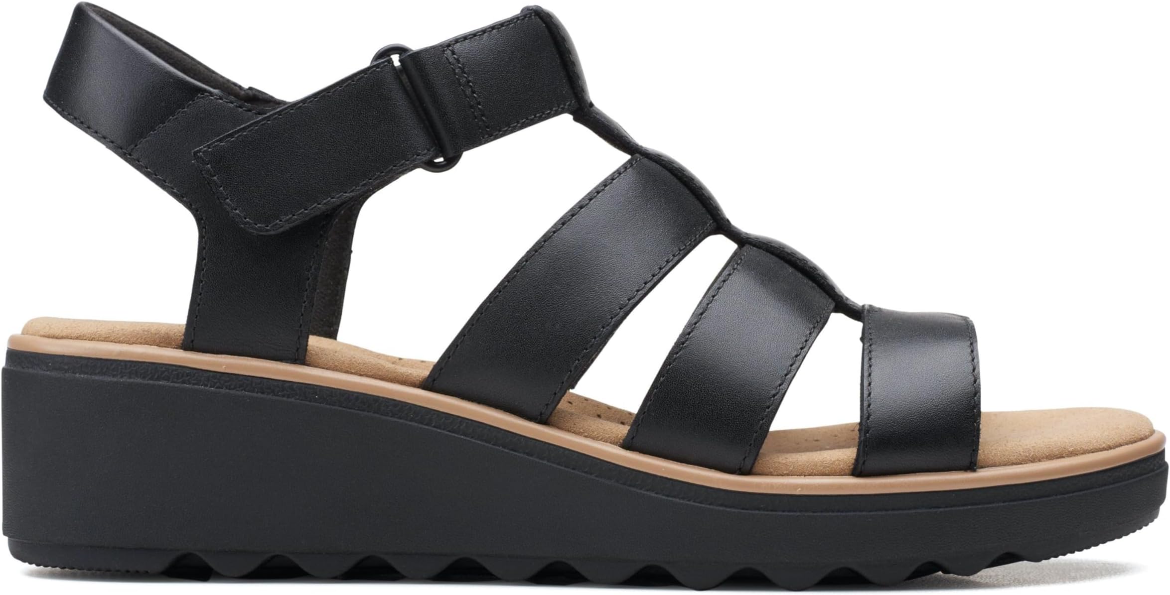 Clarks Women's Jillian Quartz Wedge Sandal, AD Template Size