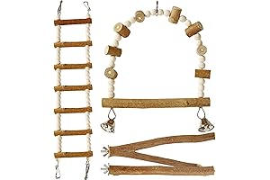 Luonfels Bird Swing Perches Ladder
