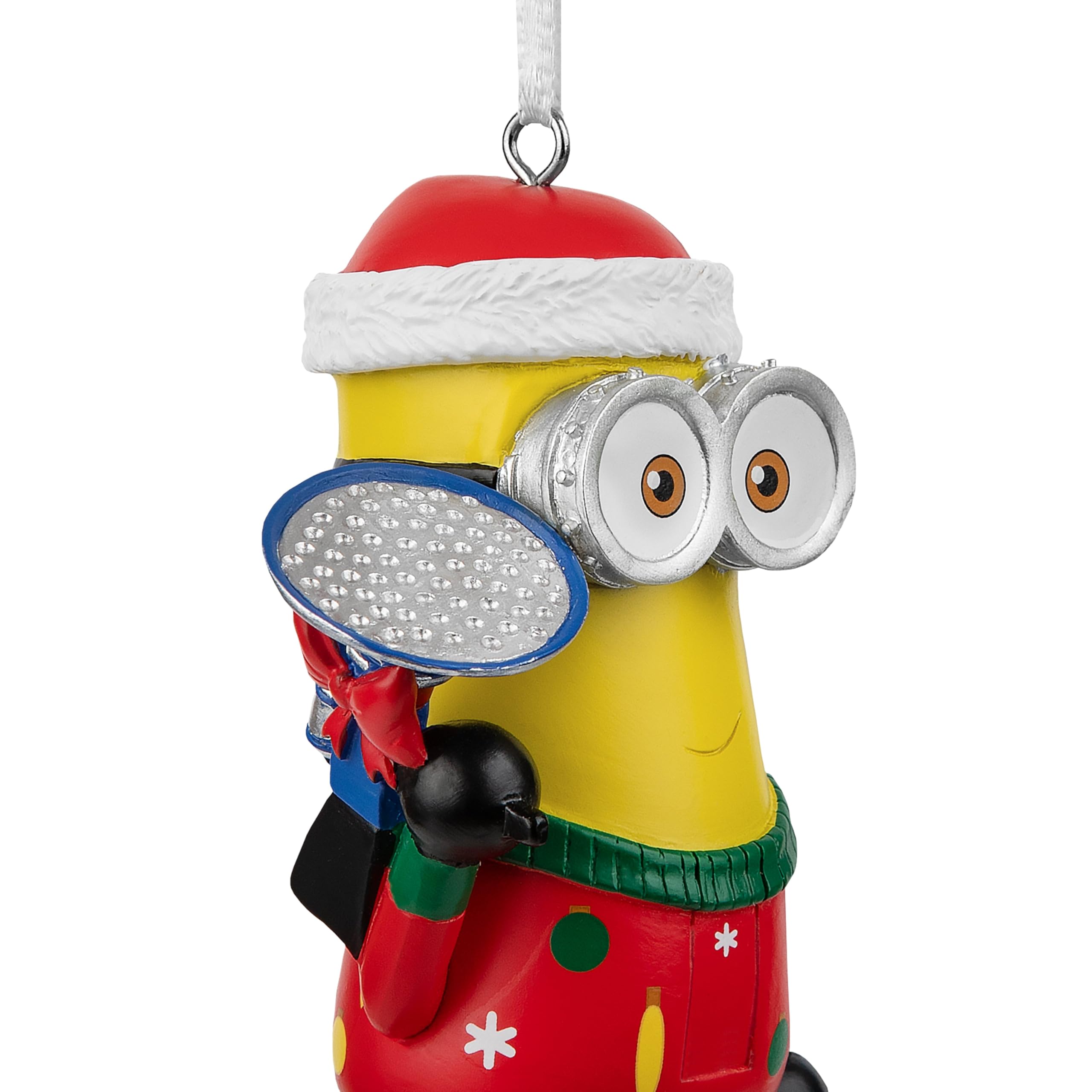 Hallmark Kevin the Minion - Schiaccianoci ornamentale, decorazione per albero, da collezione, giallo, rosso