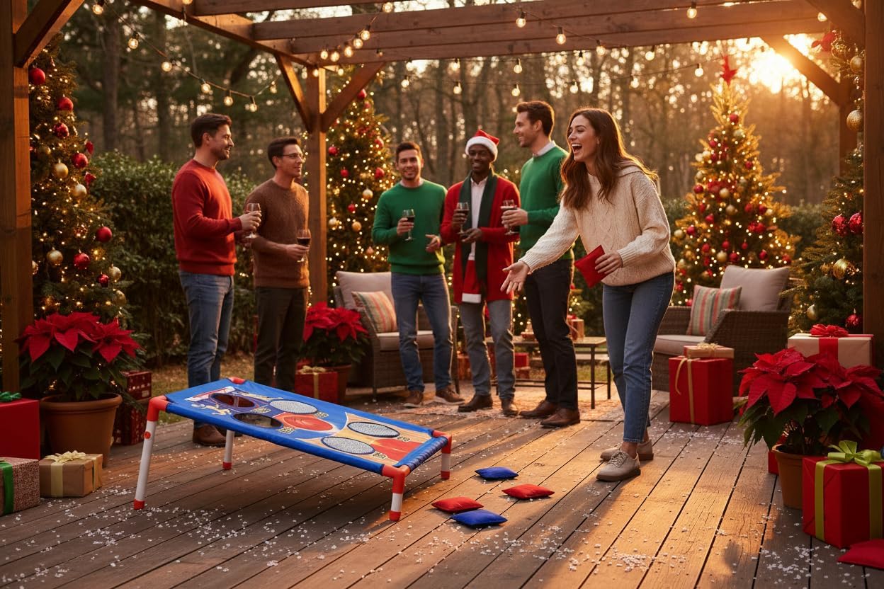 Bean Bag Toss Game for Kids Ages 4-8 - Outdoor Cornhole Toys for 3-8 Year Old Boys & Girls | Fun Family Party Birthday Games for Toddlers, Backyard, Lawn & Beach Activities