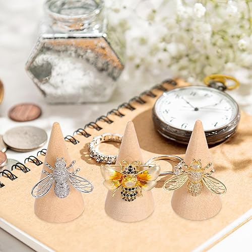 Miniatura 9 de Exceart - Cono de madera para manualidades (10 unidades)