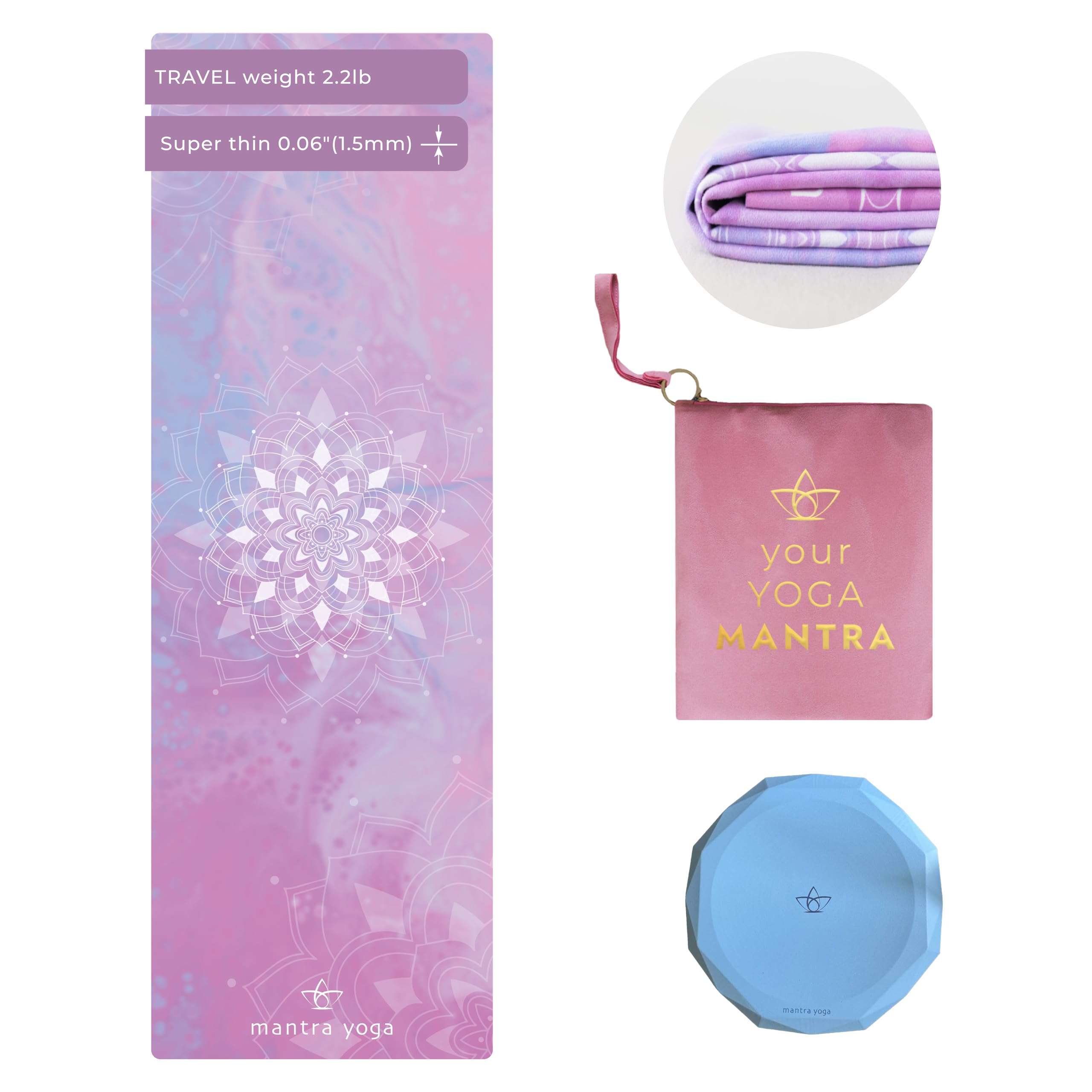 Mantra Yoga Travel PRO Mat