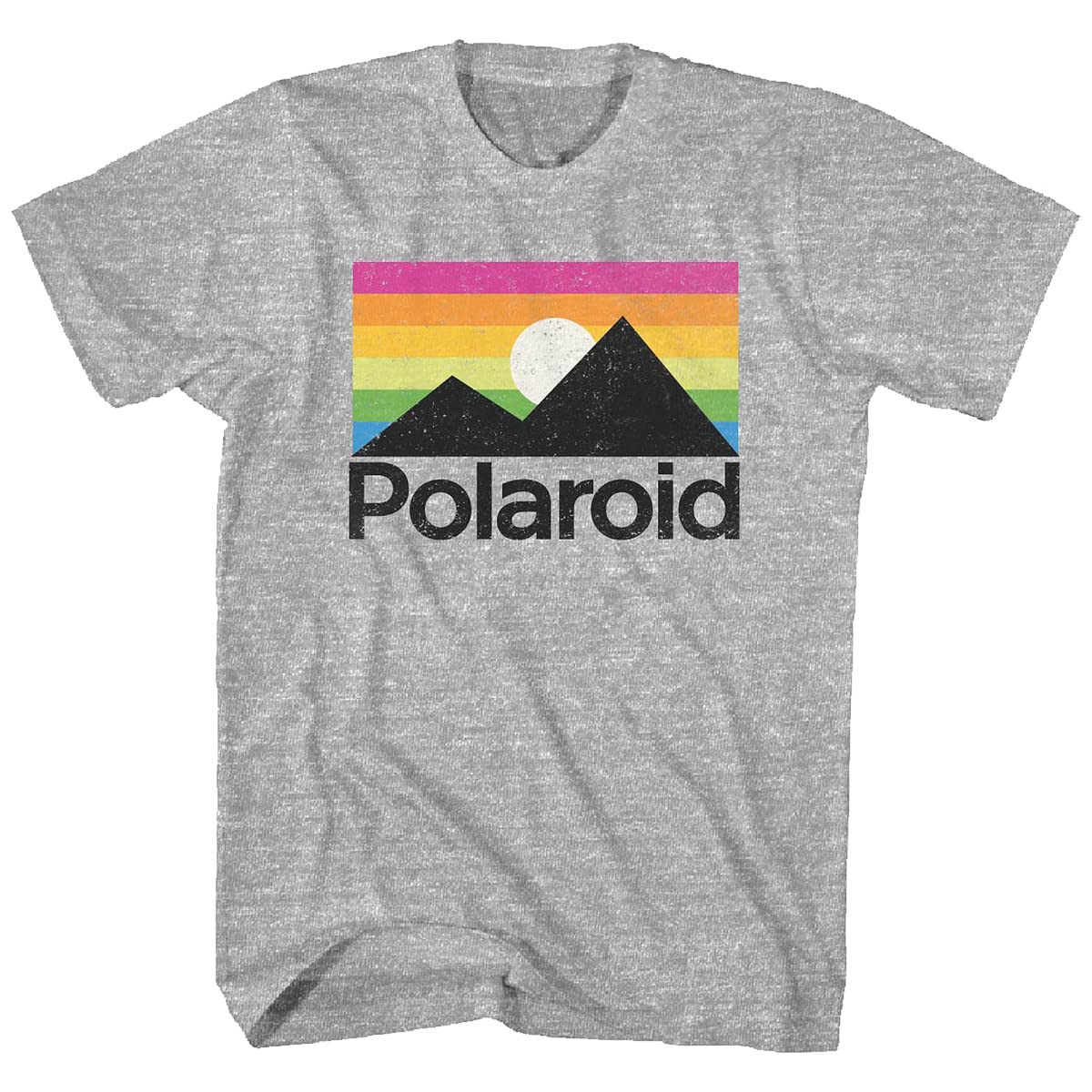 Polaroid Distressed Print Adult T-Shirt