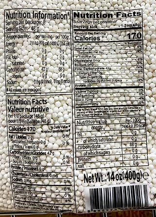 Tapioca Pearl, 14 oz, Pack of 2