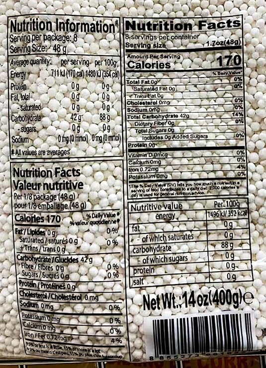 Tapioca Pearl, 14 oz, Pack of 2