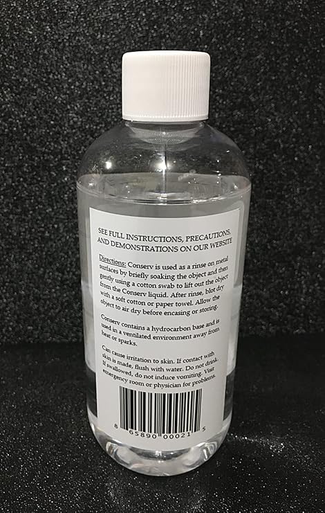 Conserv Safe Coin Solvent - 8 Ounce Bottle