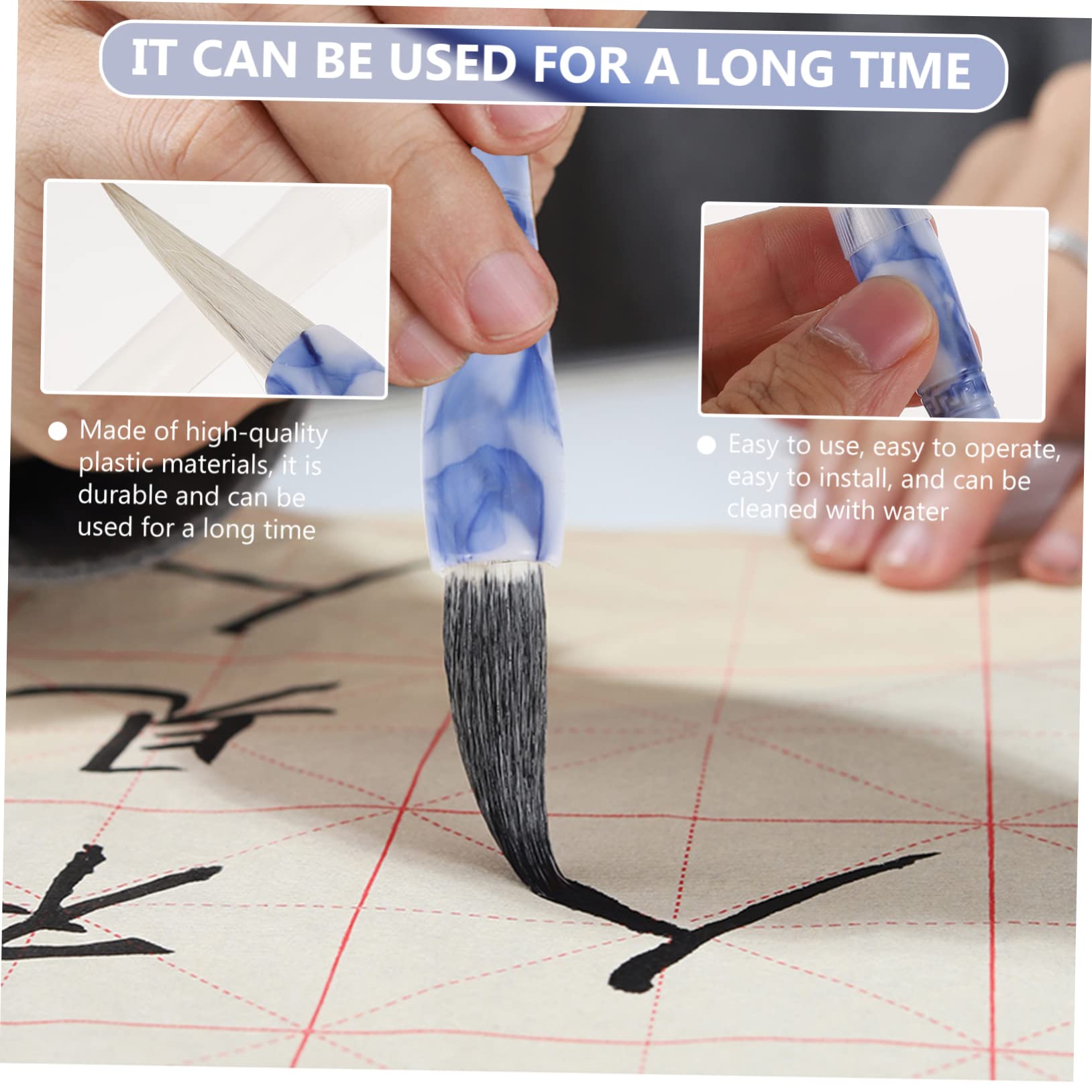 Artibetter 2 Pezzi Accessori Per Punte Pennello Pennello Per Scrittura Pratica Studio Fai Da Te