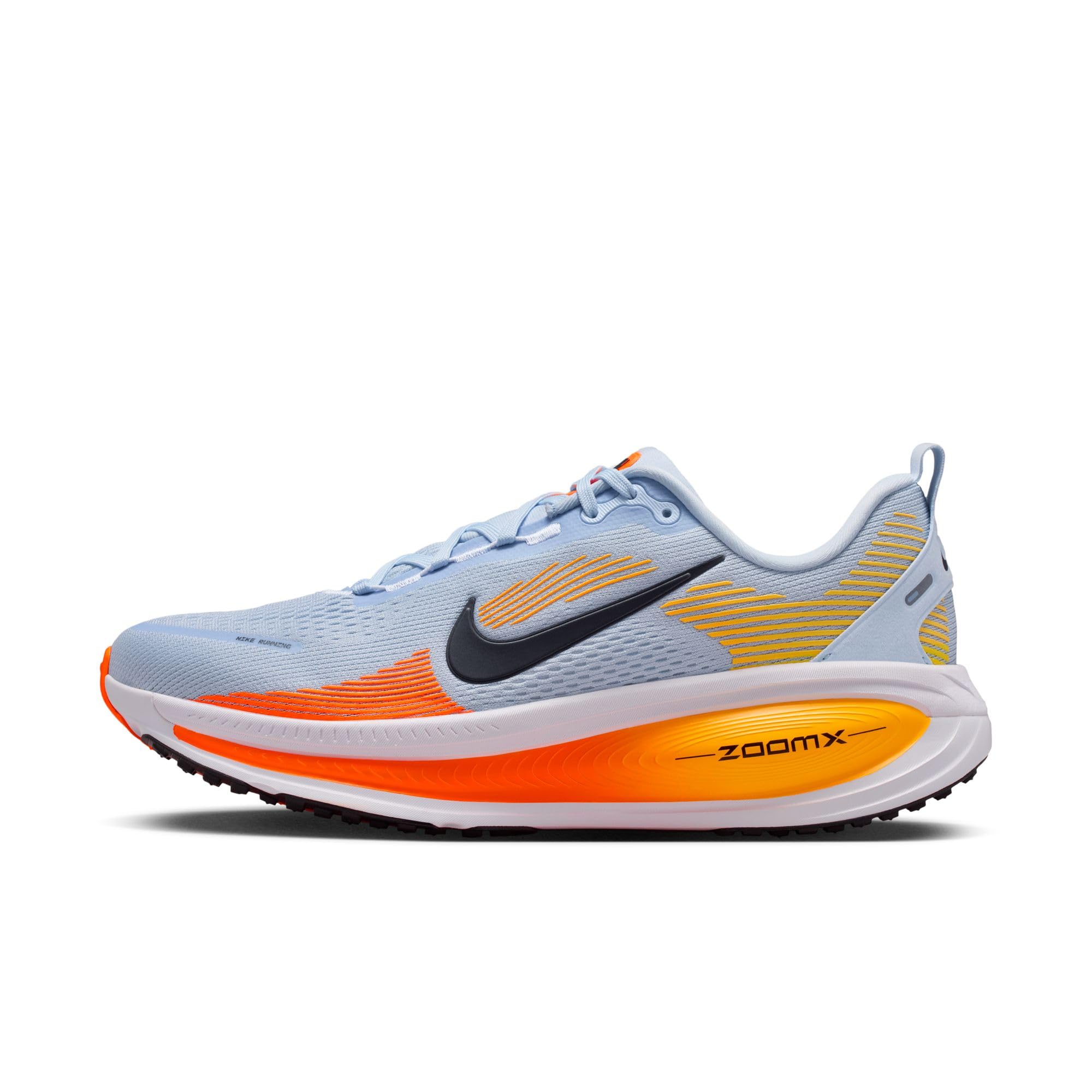 Nike Vomero 18 Mens Running Shoes - Blue/Orange - Size 9 (44)