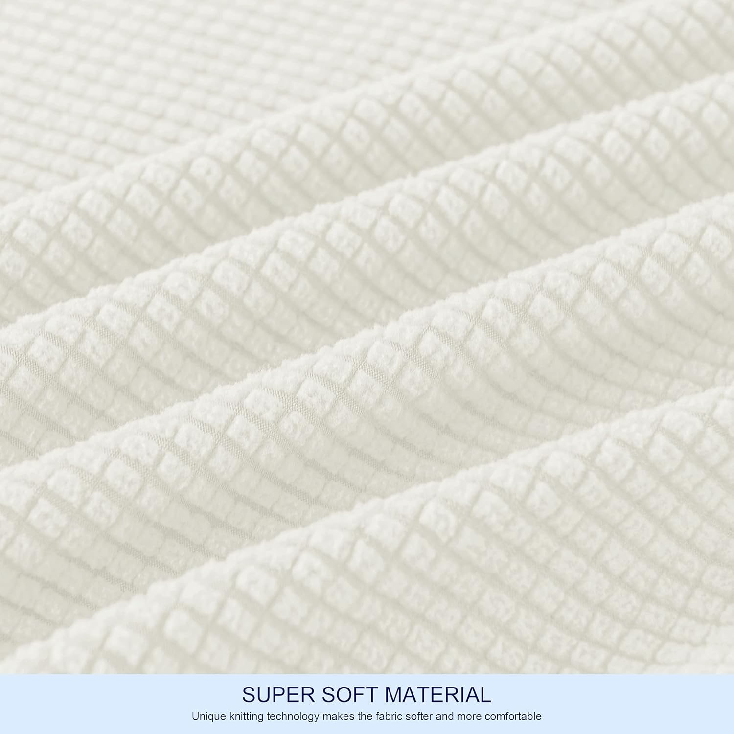 SUBRTEX 5 Pieces Stretch Sofa Slipcover Sets Couch Cover Sets Backrest Cushion Covers Furniture Protector Collection Set for Oversize Sofa Loveseat Chair Slip Covers(Medium, White) : Home & Kitchen