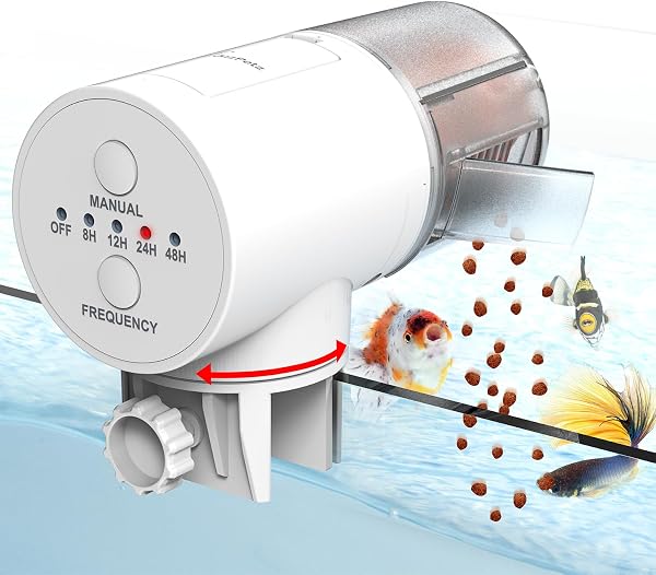 JuzPetz JPZ-7008JA Large Capacity Automatic Fish Feeder