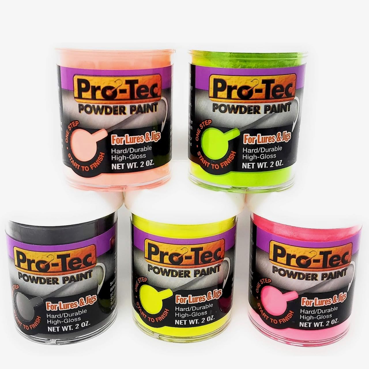 One Pound Can of Pro-Tec Lure Powder Paint Cheaper by the Pound (Blaze Orange 1LB)