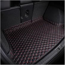 Car Trunk Mat for Steptronic 2010-2015, Car Cargo Liners Leather Rear Pad Protection Non-Slip Carpet Interior Accessories Anti Slip,Black-Red