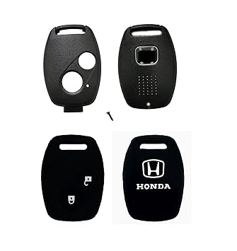 Abundance Combo Key case Genuine Replacement Key Shell Compatible for Honda I-VTEC Amaze BRIO BRV City Civic CRV Jazz etc. (No Key Cutting Required) - image, photos