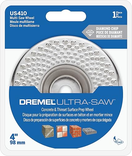 Miniatura 4 de Dremel Ultra-Saw US410-01 - Rueda de preparación de hormigón y superficie delgada de 4 pulgadas