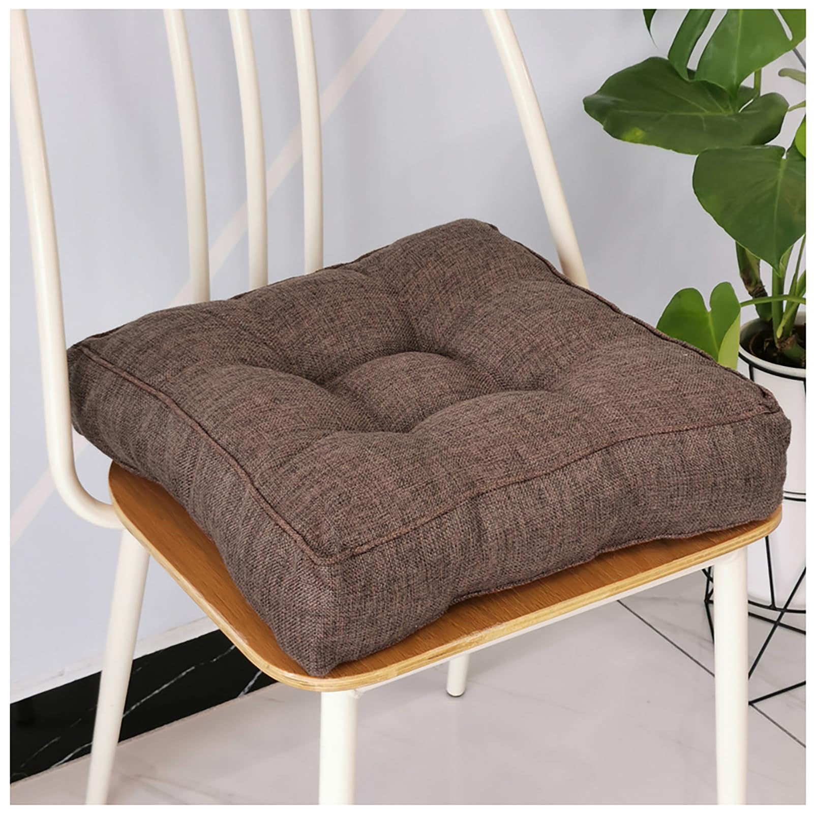 Coussin de chaise extra epais contre le mal de dos : 2 galettes de siege lavables