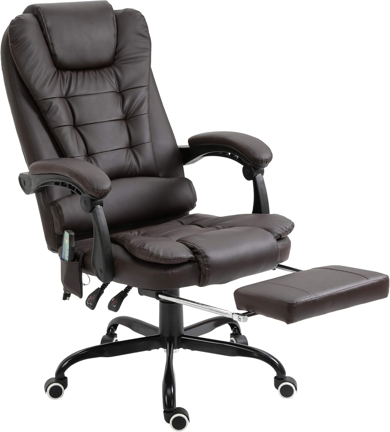 Buy Vinsetto High Back Vibrating Massage Office Chair With 7 Point Vibration Heating Function Reclining Back And Adjustable Height With Lumbar Support Headrest Footrest Brown Online In Indonesia B08hpfk8fz Buy Vinsetto High Back Vibrating Massage Office Chair With 7 Point Vibration Heating Function Reclining Back And Adjustable Height With Lumbar Support Headrest Footrest Brown Online In Indonesia B08hpfk8fz