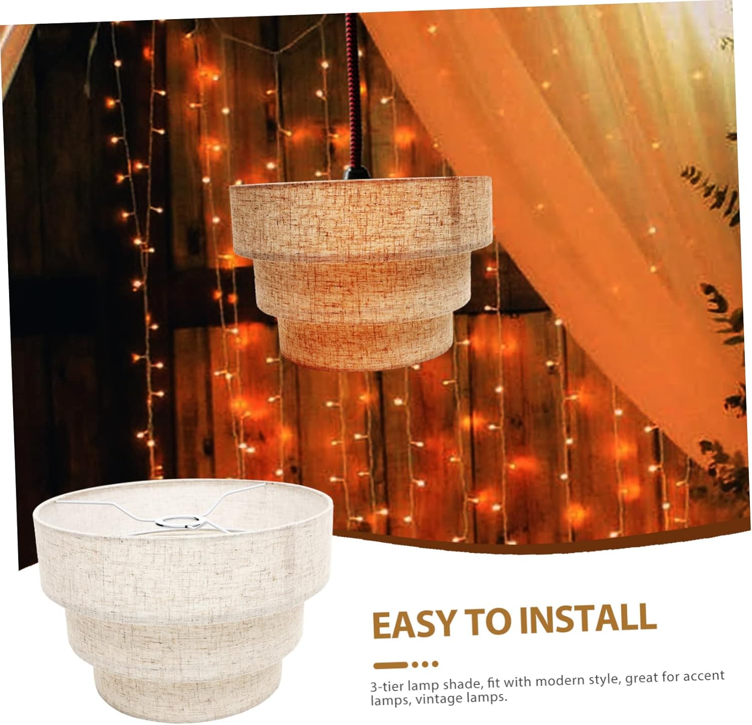 Floor Lamp Shades Replacement Layered Drum Lamp Shade Ceiling Light Cover